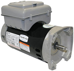 A.O. Smith B2983T 2Green 230V 2-Speed Motor with Timer 1.5HP Square Flange