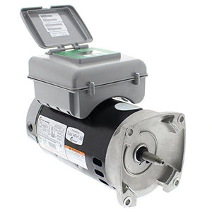 A.O. Smith B2982T 2Green 230V 2-Speed Motor with Timer 1HP Square Flange